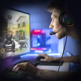 thumbnail of Pack gaming Clavier, Souris et tapis PRO-MK5 rétro éclairé RGB - Souris 7 boutons 6200 dpi - Clavier Semi-méca