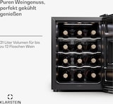 thumbnail of Klarstein Silent Vino 12 Uno Weinkühlschrank 31 L / 12 Fl 5-18 °C Touch Schwarz