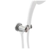 thumbnail of Supporto per doccia con presa acqua integrata, stile tondo in ottone pesante