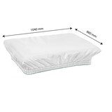 thumbnail of GILAC Housse de protection pour bac 100 L - antibactérienne - Blanc G123001