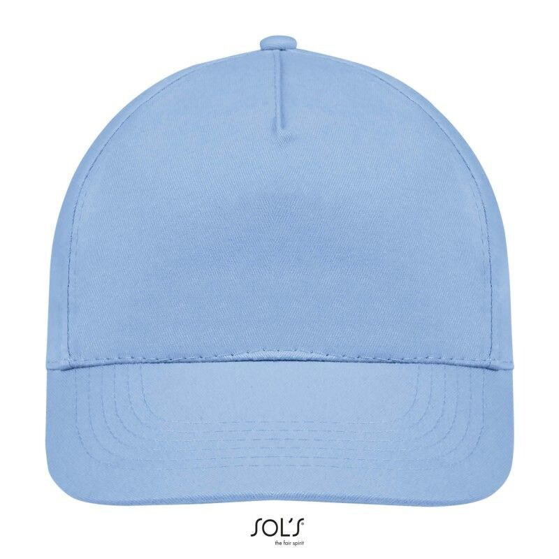Sol's - Casquette 5 panneaux SUNNY Bleu Ciel Taille Unique