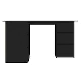 thumbnail of vidaXL Eckschreibtisch Schwarz 145x100x76 cm Holzwerkstoff