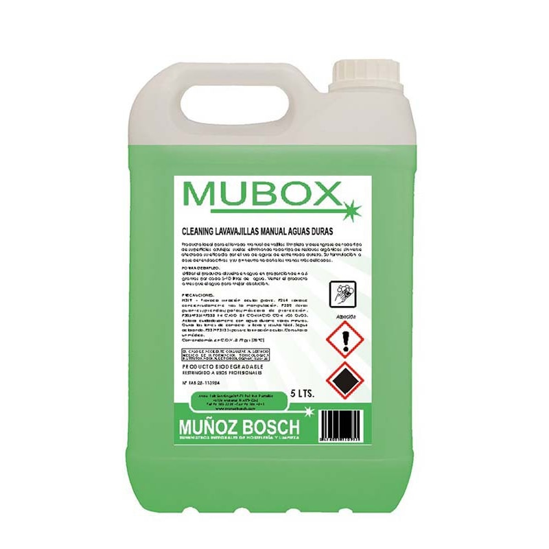 Detergente lavavajillas manual económico 5L