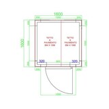 thumbnail of Kühlzelle 1600 x 1600 x 2060H - 80 mm