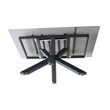 thumbnail of Esstisch Keramik hellgrau 180(260) x 90 ausziehbar Spider-Gestell schwarz MIMO