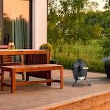 thumbnail of Relaxdays Kamado Grill, Ø 32 cm, Keramikgrill mit Thermometer bis 450 °C, BBQ, Grillen, Kochen & Backen, Smoker, schwarz
