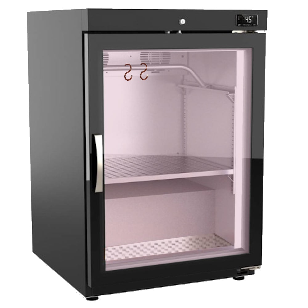 Cava expositora de maduración de carne 120 lts. 20 kgs. - 600x650x900 mm - 200 W 230/1V - 15EC6609 Eurast