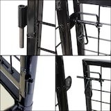 thumbnail of Gitterwagen Plattformwagen 500 kg 119x67x107cm Vierwandwagen Transportwagen Gitterrollwagen Bremse