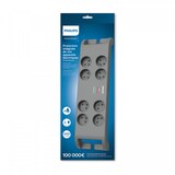 thumbnail of Philips -Rallonge multiprise parasurtenseur, 8 prises-2m Gris