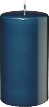 thumbnail of Flachkopf-Stumpenkerzen Petrol Blau 300 x Ø 70 mm, 2 Stück