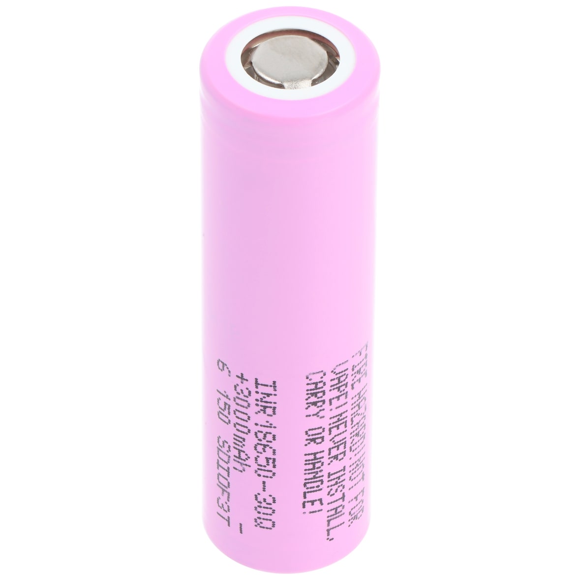 Samsung INR18650-30Q - 3,6V - 3,7V, 3000mAh max. 15A, Abmessungen 64,85x18,33mm