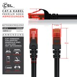 thumbnail of CSL Cat 6 Gigabit Ethernet LAN Kabel - mehrfach geschirmt - UTP Gigabit - 1000 Mbit/s - Patchkabel - Netzwerkkabel - 2m