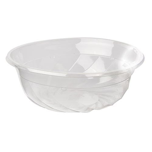 10 X 50 Feinkost- und Salatschalen, PLA "pure" rund 1100 ml Ø 17,5 cm · 7,5 cm transparent