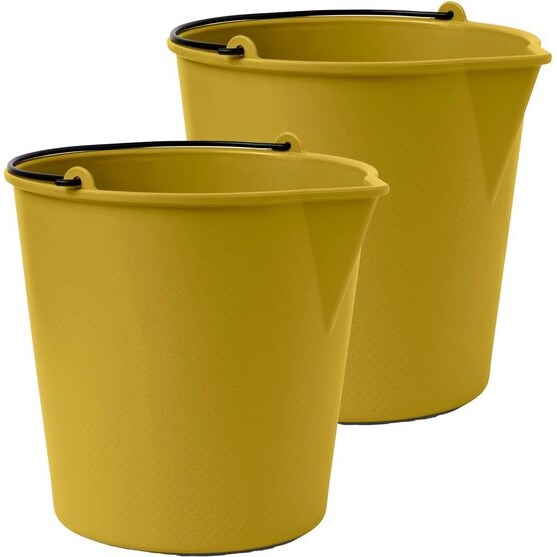 Xala - Drop Emmer 13L - Kerriegeel – 2 Stuks