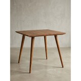 thumbnail of Retro Landhausstil Esstisch Massivholz - Braun, Handgefertigt. 80x80x76 cm | Kadima Design