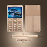 thumbnail of Mini Téléphone Portable Rose Gold 1.77 Pouces Dual SIM Bluetooth MP3 Anti-Perte Argent YONIS