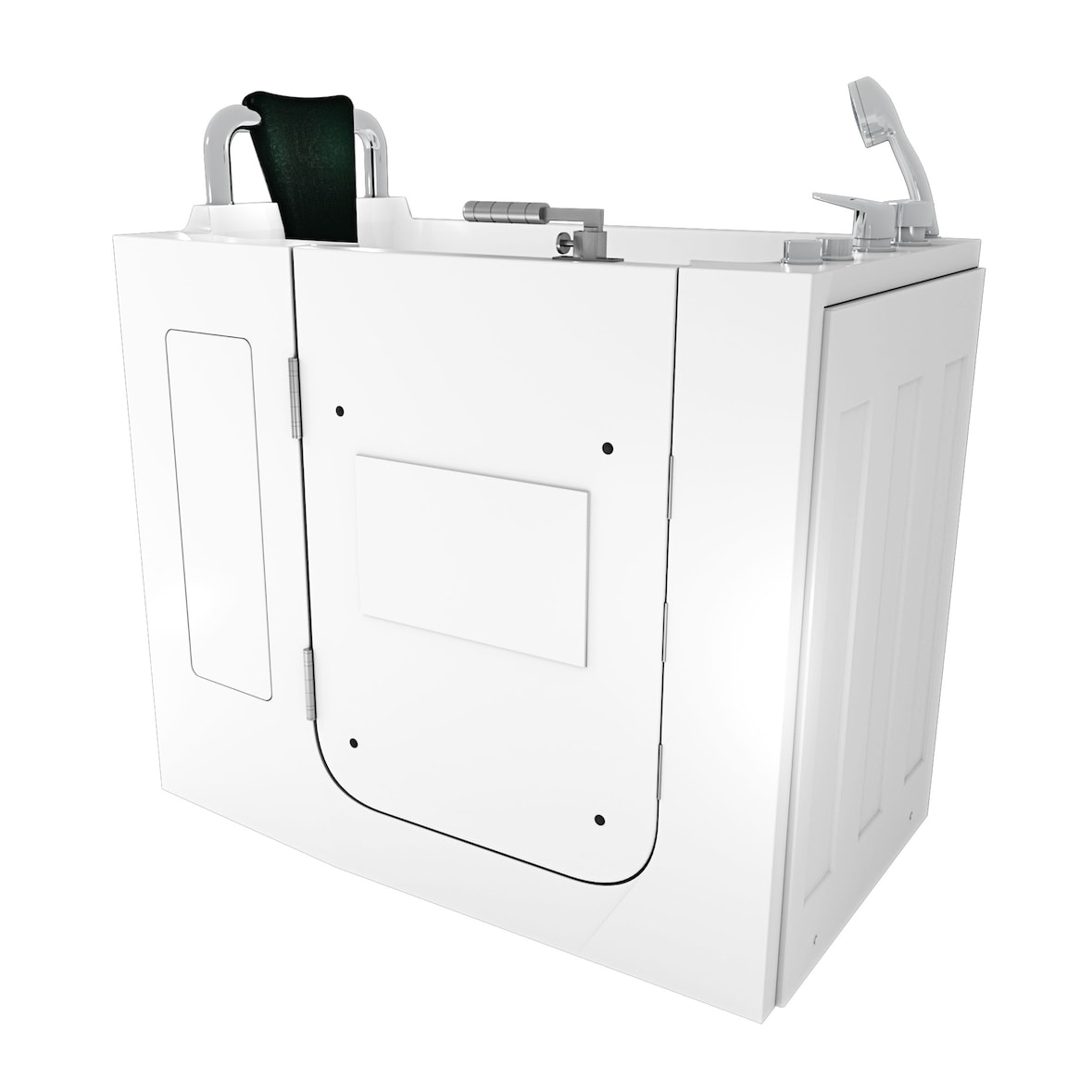 Sitzwanne Whirlpool Badewanne mit Tür S08WP-A-L 68x110cm