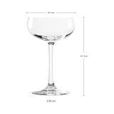 thumbnail of Stölzle Lausitz JIVE Sektschale 230 ml 6er Set