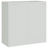 thumbnail of vidaXL Aktenschrank mit 2 Türen Grau 90 cm Stahl