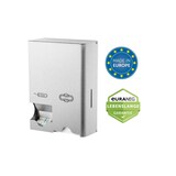 thumbnail of Euraneg Tampon- und Bindenspender DUO - Edelstahl - geschliffen - gerader Deckel