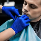 thumbnail of Pack 100 Guantes nitrilo desechables - Color Azul- Colección Softskim - Guantes de Látex sin Polvo - Talla XS, 100und