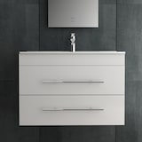 thumbnail of Alpenberger Bad Waschbecken mit Unterschrank | Gäste WC Waschtisch 70 cm | Badmöbel Set Waschbeckenunterschrank Hängend | Badunterschrank Vormontiert