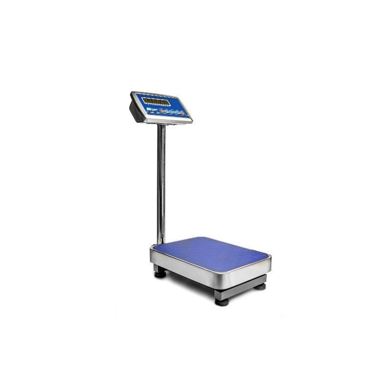 Báscula Industrial BDCOM ARES-150K, Pantalla LED y Columna de Hierro Fundido, Ideal para Hostelería, Paquetería y Logística