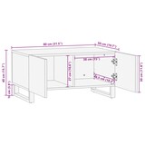 thumbnail of vidaXL Couchtisch Braun 80 x 50 x 40 cm Massivholz Mango