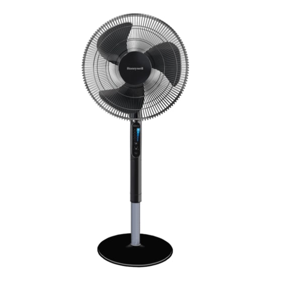 Ventilador de pie silencioso con temporizador y MD Honeywell HSF600BE