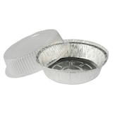 thumbnail of 10 X 25 Schalen, Alu + Dom-Deckel rund 770 ml Ø 18,2 cm · 8 cm