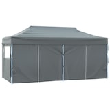 thumbnail of vidaXL Partytent met 4 zijwanden inklapbaar 3x6 m staal antraciet