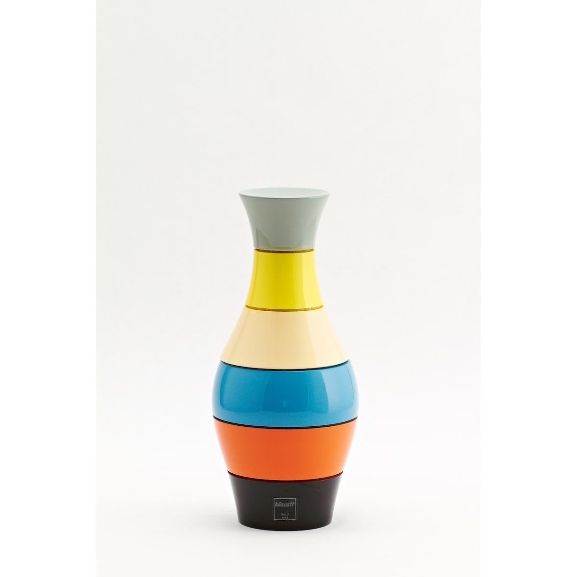 BISETTI - Macina spezie "Vaso" in faggio laccato multicolor