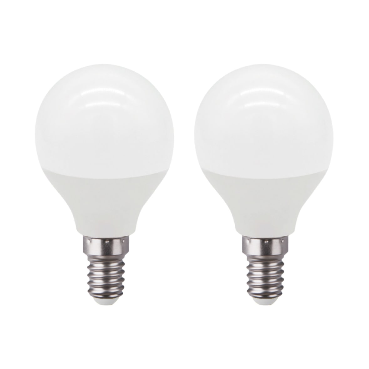 Confezione da 2 Lampadine LED Sferiche E14 7.4W Equi.60W 806lm 15000H 74080