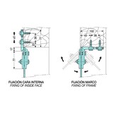 thumbnail of Cortinas de lâminas de PVC adaptáveis 2,60 x 2,20 m