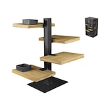 thumbnail of Gusta Serveertoren - 4 bamboe planken - Zwart