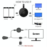 thumbnail of Clé Chromecast WiFi HDMI 1080P HD Airplay Miracast DLNA Pour Android iOS Windows YONIS