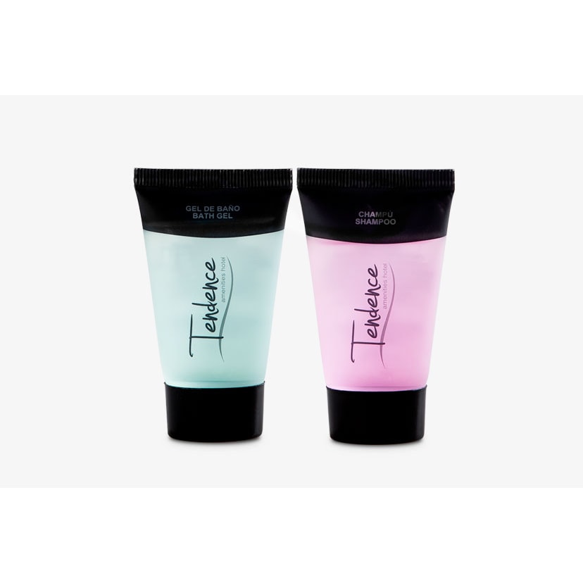 Botella Champu de 30ml. para hoteles. Bote Champu para hotel. Caja 400 unidades.