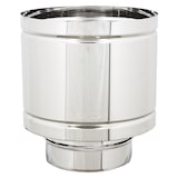 thumbnail of Fumaiolo comignolo cappello antivento a forma di Botte acciaio inox da 8 a 25 cm - 8 cm