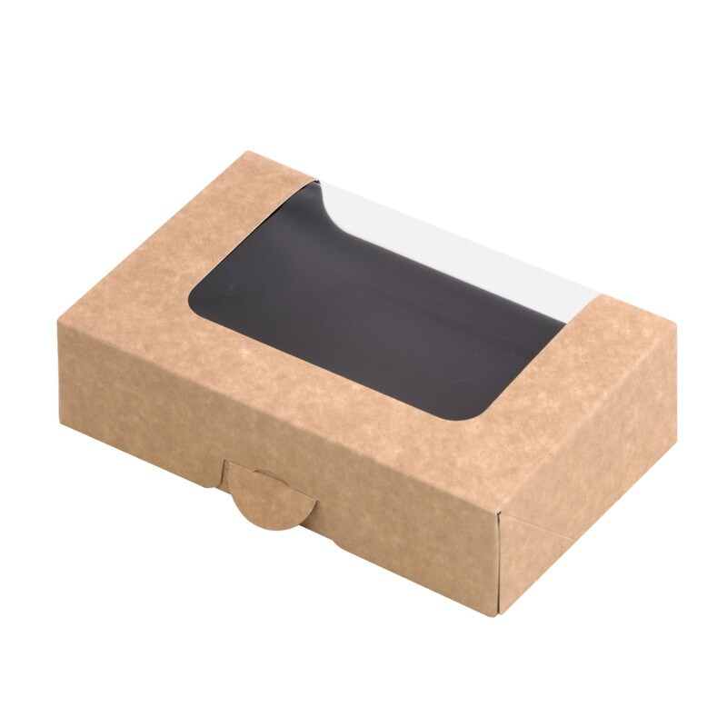 FHC - 200Pcs - Boîte sushi avec fenêtre antibuée pour 10-12 pieces - 152x100x40mm