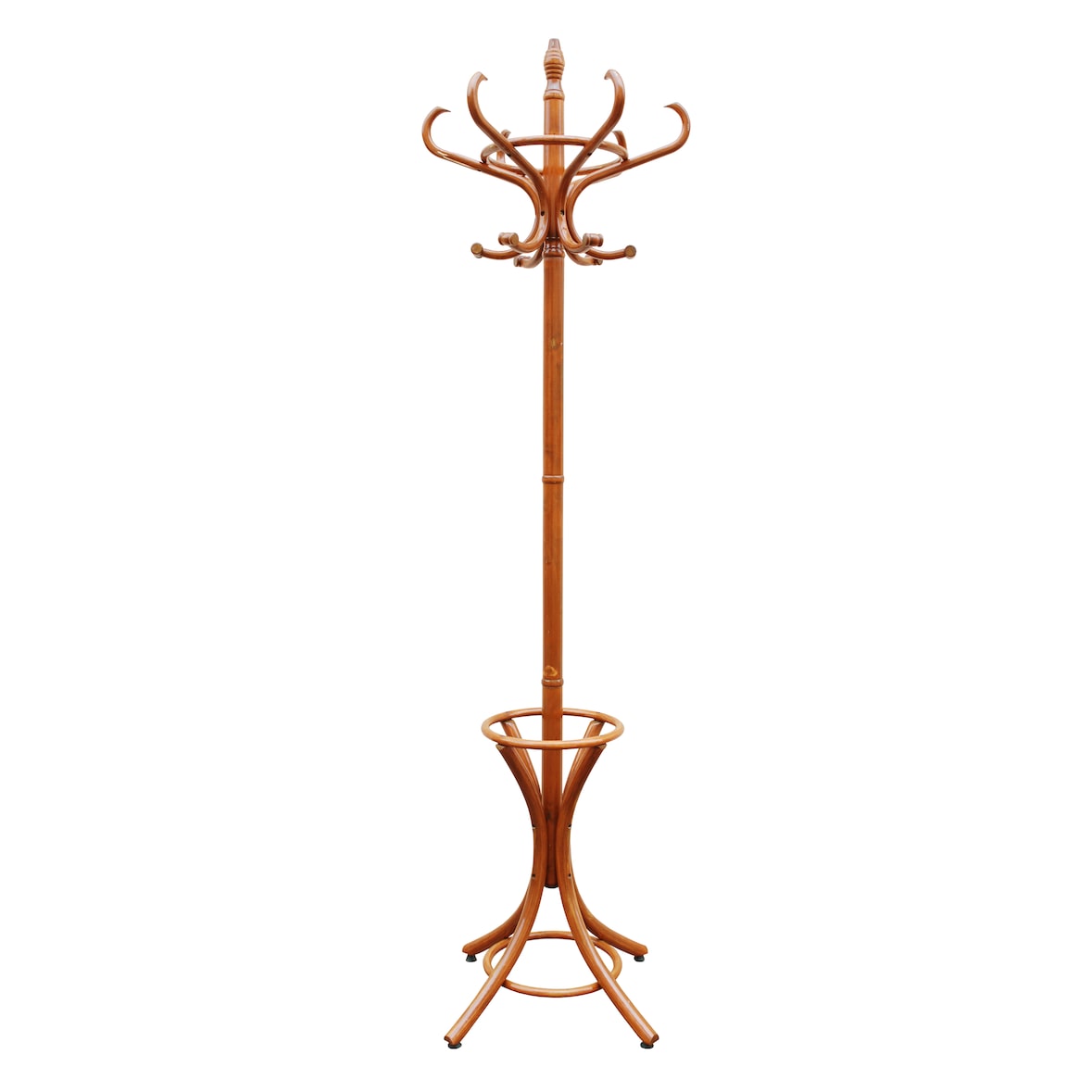 INALSA Perchero madera nogal clasico