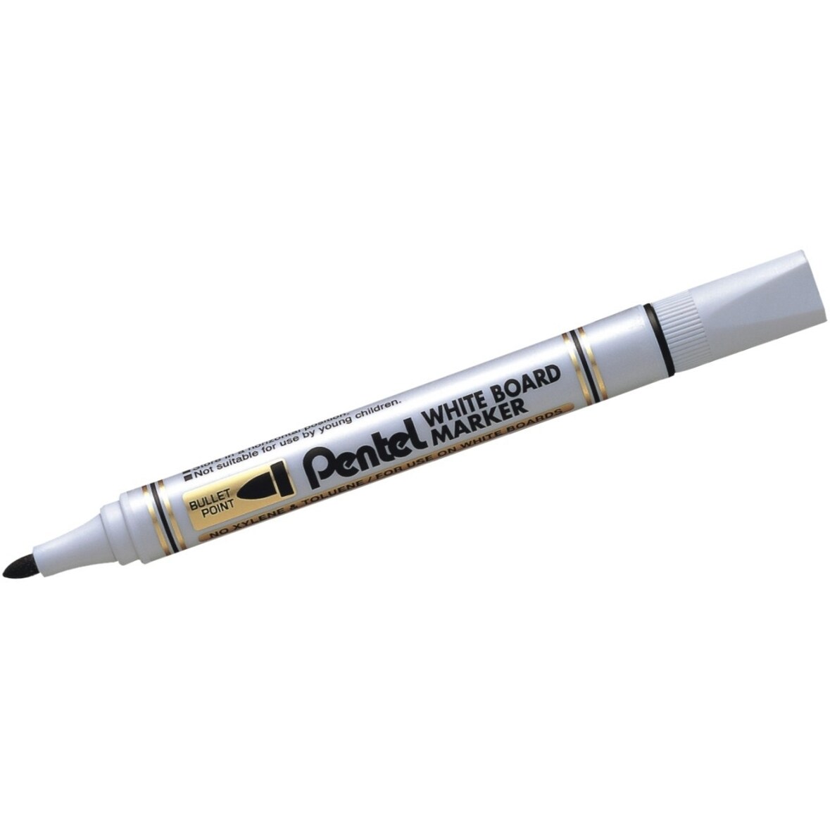 Marqueur White Board Marker, effaçable à sec, pointe conique 4,5 mm, encre noire