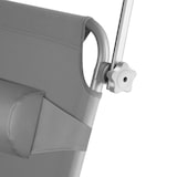 thumbnail of tectake Lot de 2 bains de soleil Chloé 4 positions avec appui-tête et pochette - gris - 405127