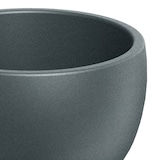thumbnail of WellHome - Blumentopf aus Rotationsgeformtes Polyethylen 17/12L Ø40x48cm in farbe Graphit - Duala Round