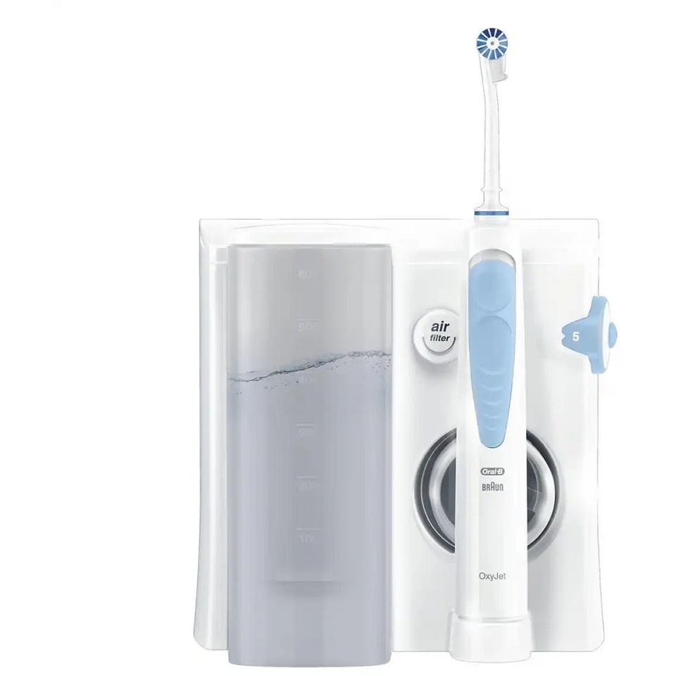 Cepillo dental eléctrico Braun OxyJet irrigador 4 cabezales
