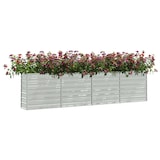 thumbnail of vidaXL Garten-Hochbeet 320x40x77 cm Verzinkter Stahl Silber
