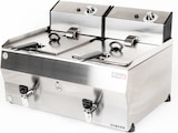 thumbnail of Romux® Freidora Industrial Eléctrica 10+10 Litros Doble Sobremesa con Grifo | Freidora Profesional de Aceite en Acero Inox 7000 W Termostato Calidad