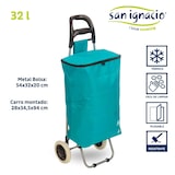 thumbnail of San Ignacio KINVARA - Carro de Compra 54x32x20cm Turquesa