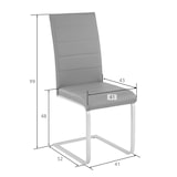 thumbnail of tectake Sillas de comedor Bettina  gris - 403897