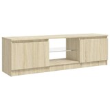 thumbnail of vidaXL TV-Schrank mit LED-Leuchten Sonoma-Eiche 120x30x35,5 cm