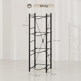 thumbnail of HOMCOM soporte para garrafones de agua de 4 niveles estante de almacenamiento para botellas de agua para cocina comedor sala de estar negro